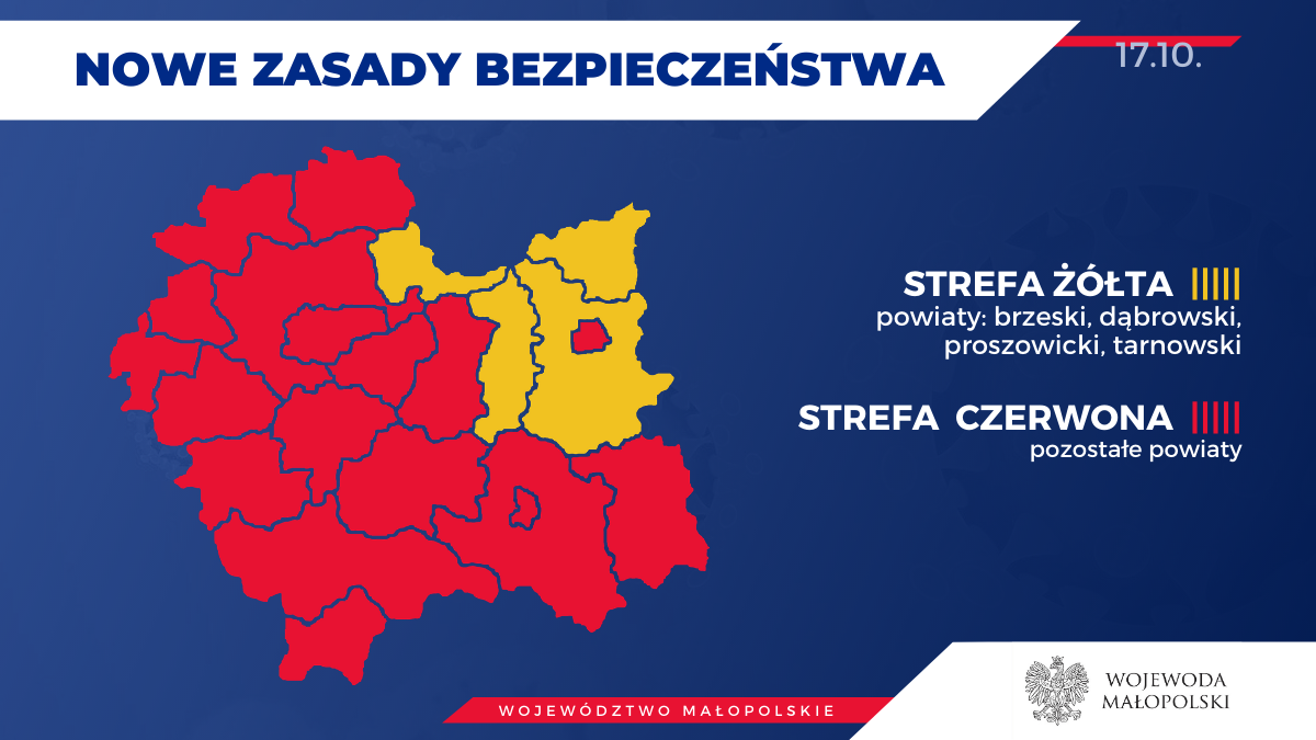 17.10. koronawirus strefy nowe