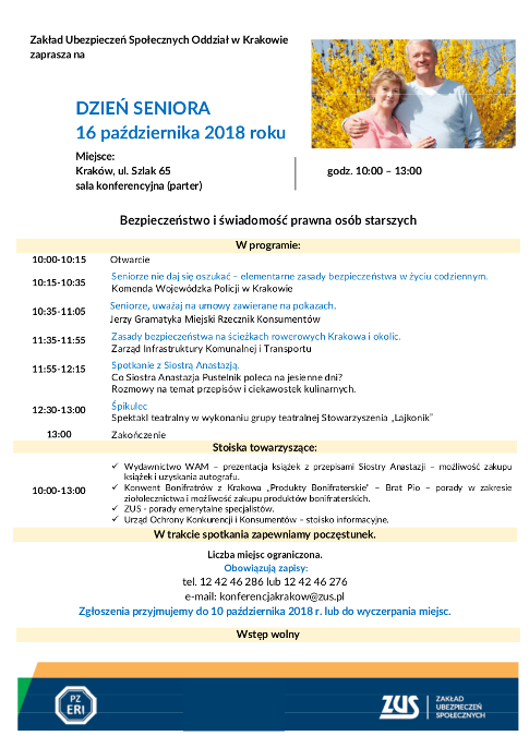 Dzien Seniora plakat informacyjny