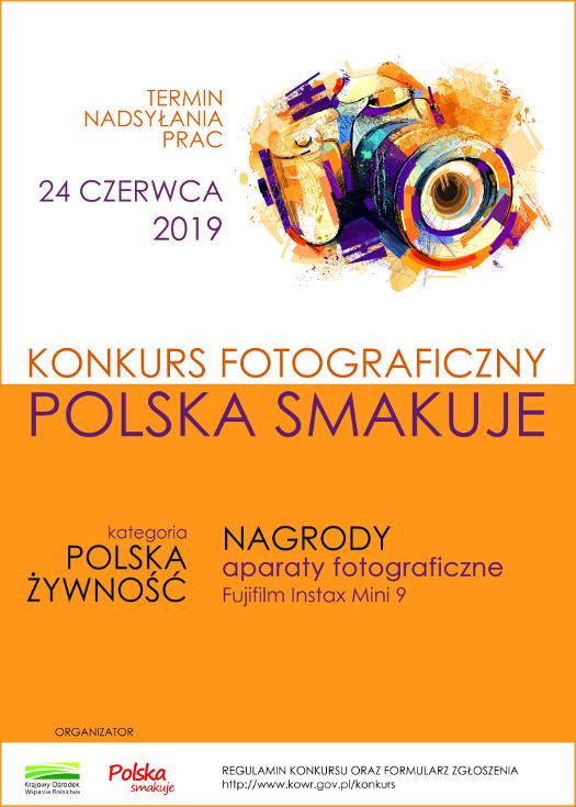 Plakat na konkurs foto Polska smakuje small