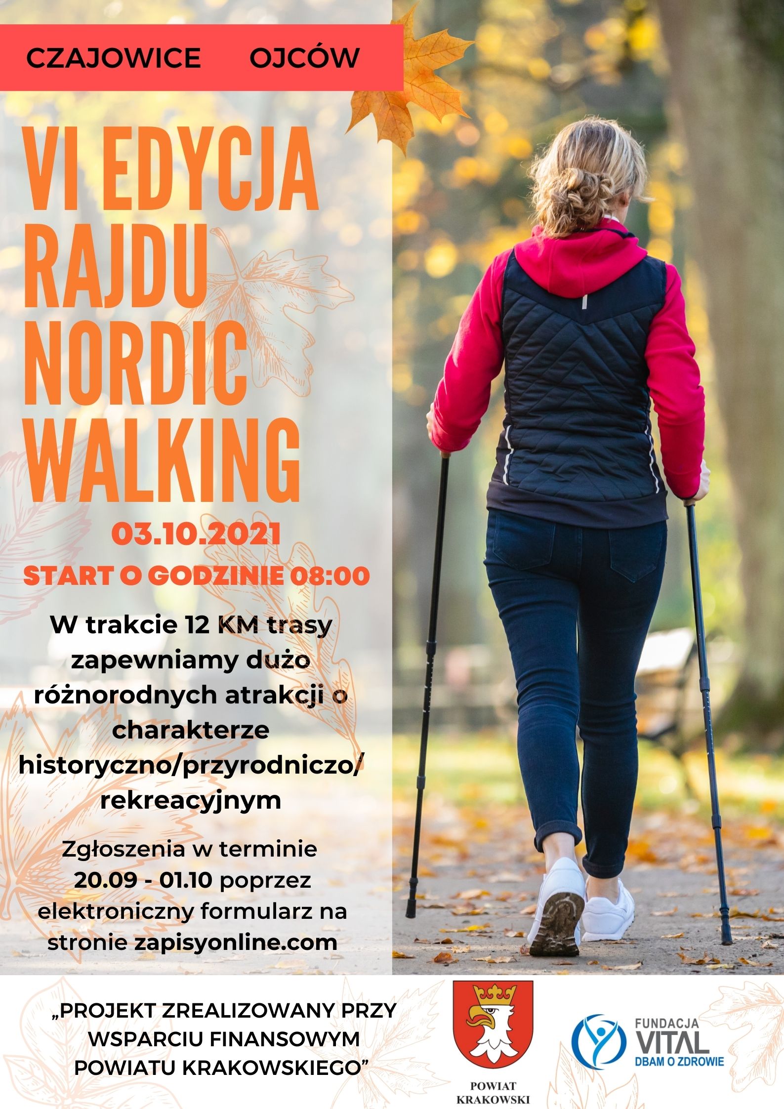 VI edycja rajdu nordic walking