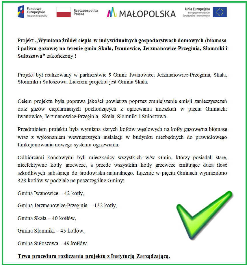 info końcowa