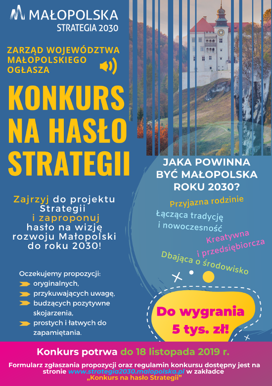 konkurs na haslo strategii malopolska mid