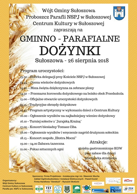 plakat dozynki suloszowa 2018 mid