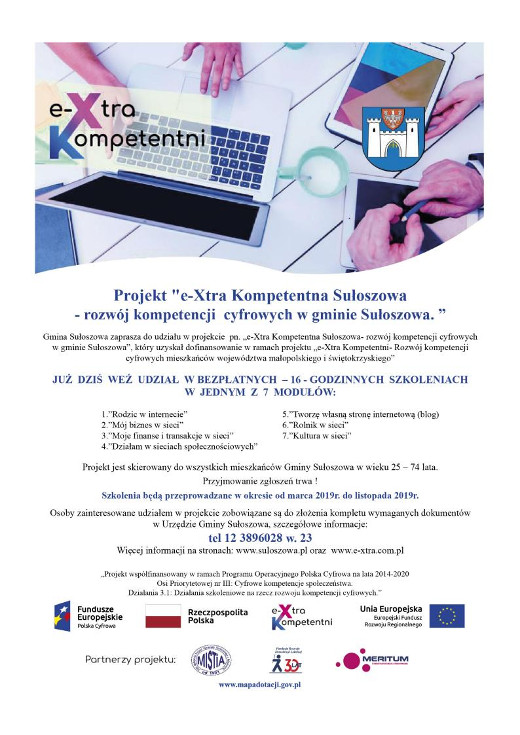 plakat projektu extra kompetentna suloszowa mid