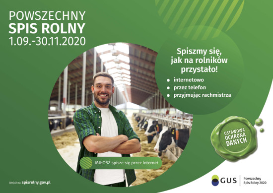 plakat spis rolny 2020
