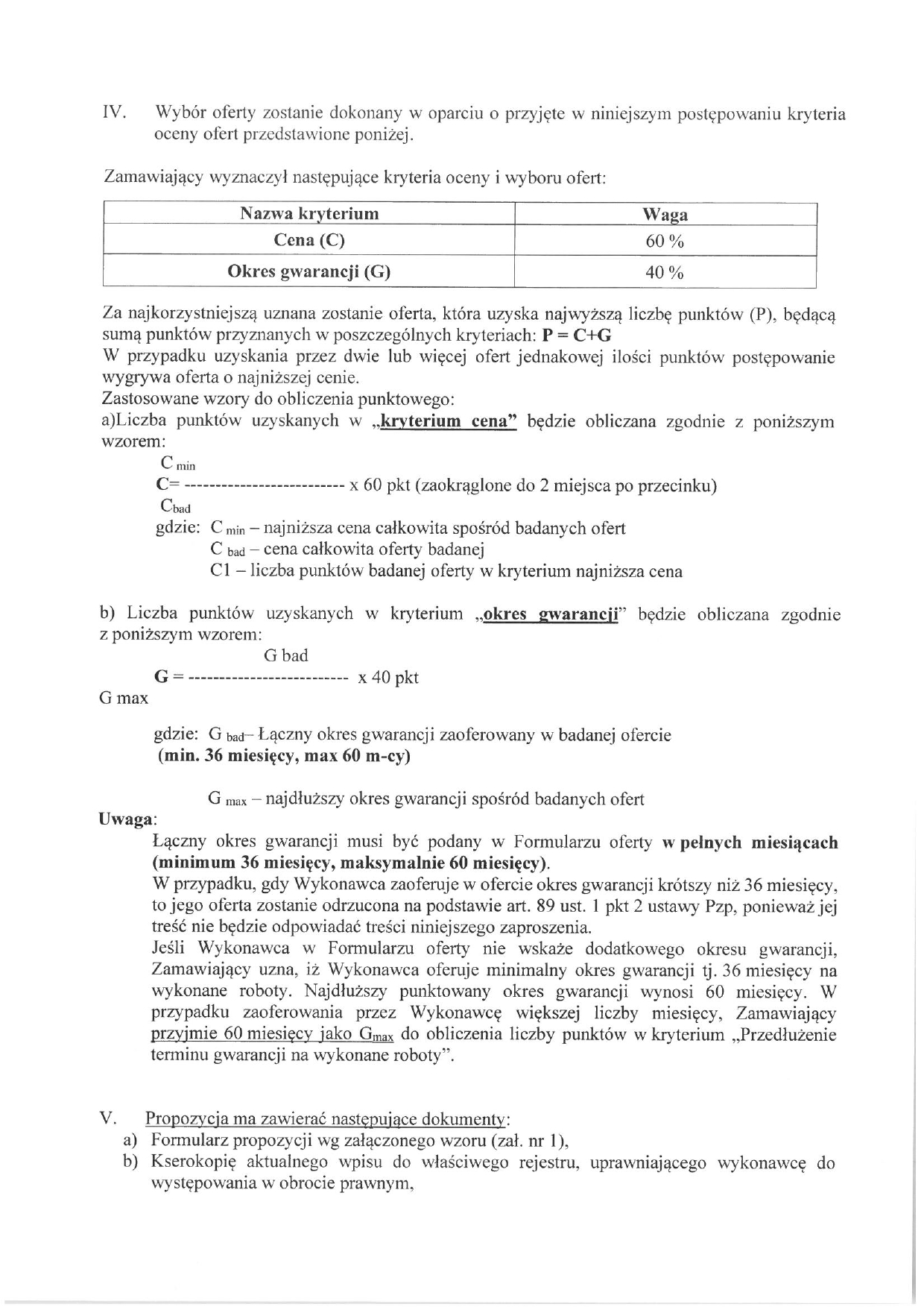 zaproszenie do składania ofert OSP Sułoszowa II page 0002