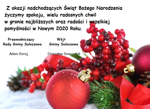 życzenia Boże Narodzenie 2019