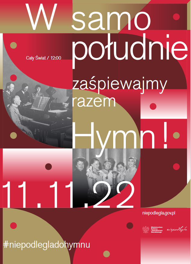 Niepodległa zaprasza do wspólnego śpiewania Hymnu 11 listopada w samo południe