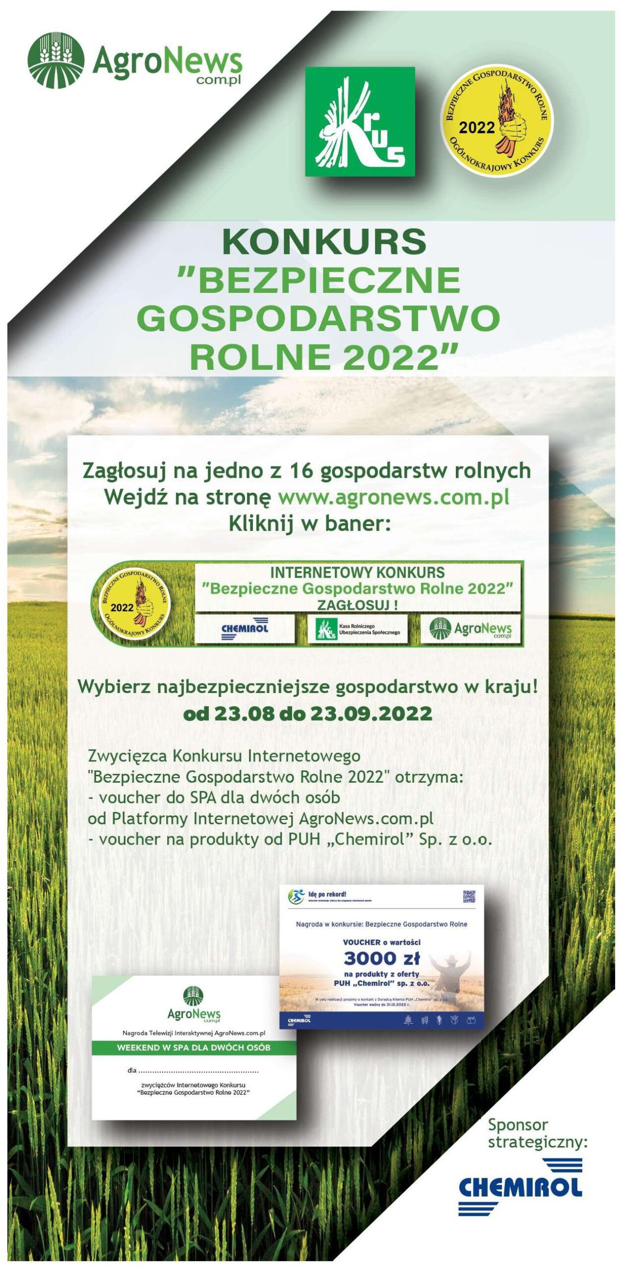 Internetowy Konkurs Bezpieczne Gospodarstwo Rolne 2022 – AgroNews.com.pl