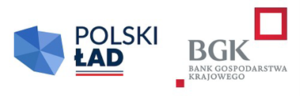 Logo Polskiego Ładu oraz logo Banku Gospodarstwa Krajowego