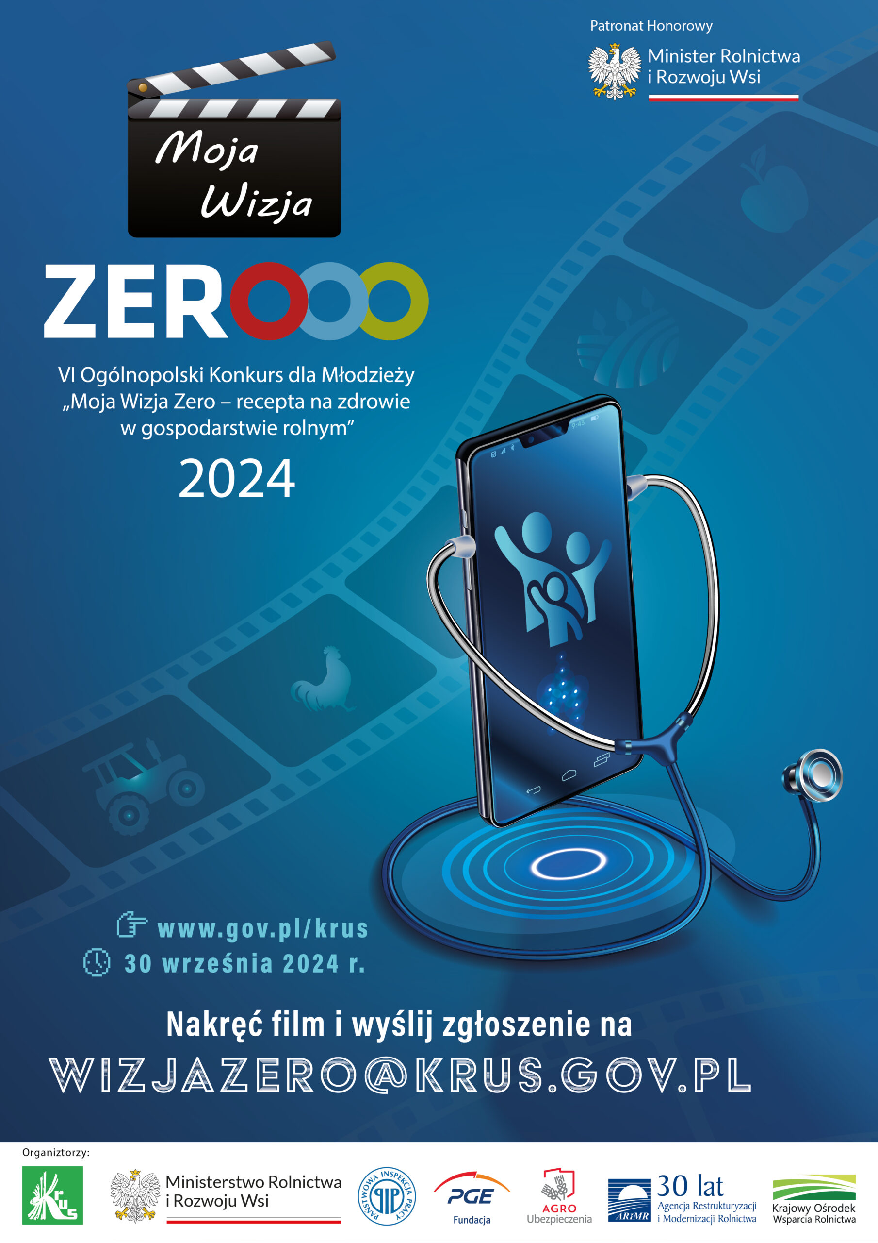 VI edycji Ogólnopolskiego Konkursu dla Młodzieży „Moja Wizja Zero – recepta na zdrowie w gospodarstwie rolnym”