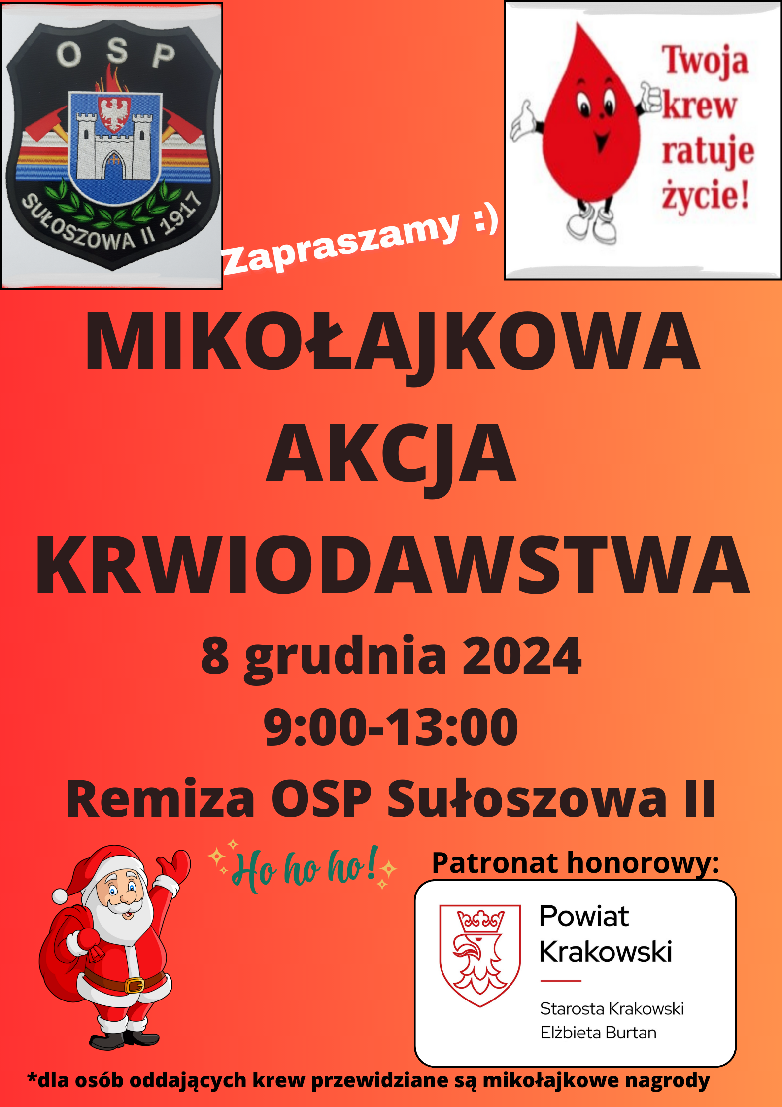 Mikołajkowa akcja krwiodawstwa