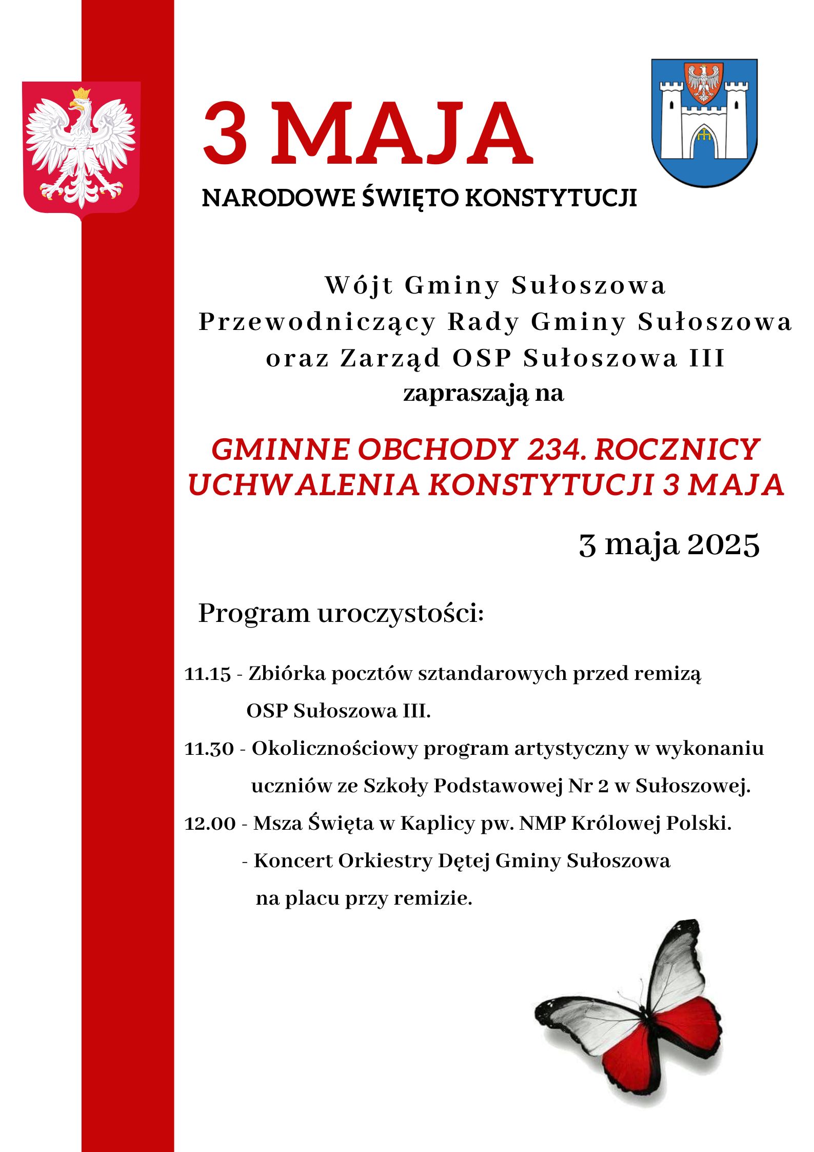 Gminne obchody 234 rocznicy uchwalenia Konstytucji 3 Maja