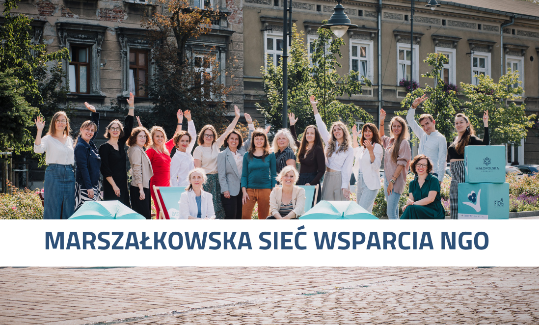 Zaproszenie na bezpłatne szkolenia dla organizacji pozarządowych w ramach projektu Marszałkowska Sieć Wsparcia – Krakowski Obszar Metropolitalny