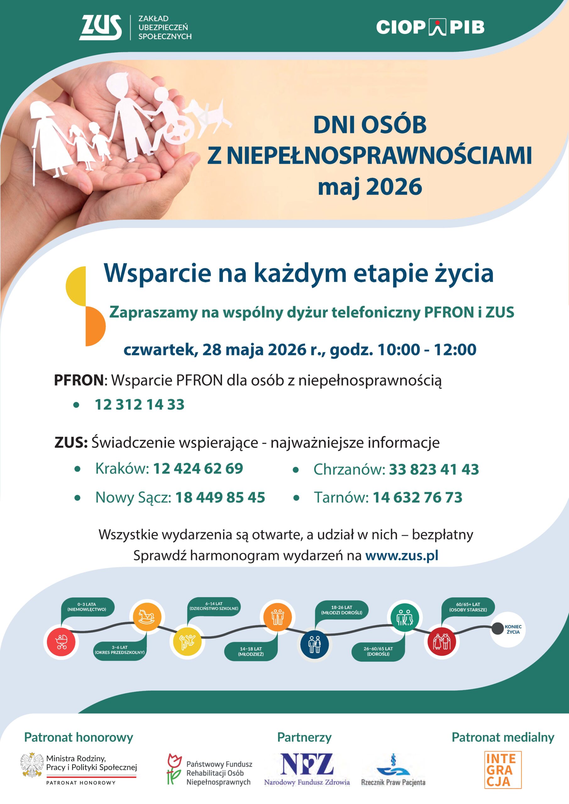 DNI OSÓB Z NIEPEŁNOSPRAWNOŚCIAMI MAJ 2026