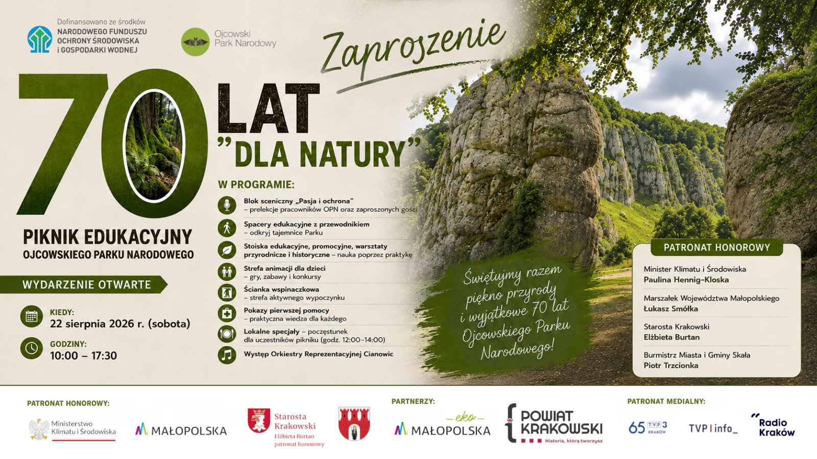 70 LAT "DLA NATURY" PINKNIK EDUKACYJNY