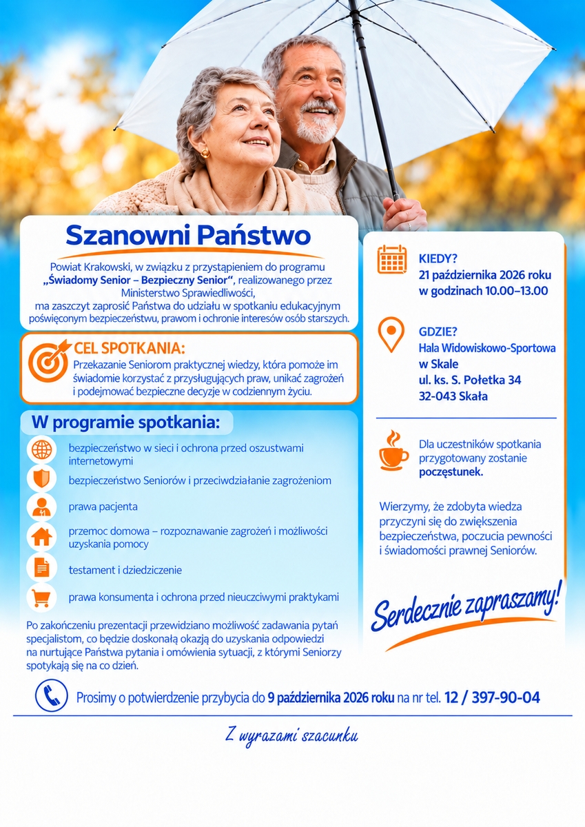 Zaproszenie Senior