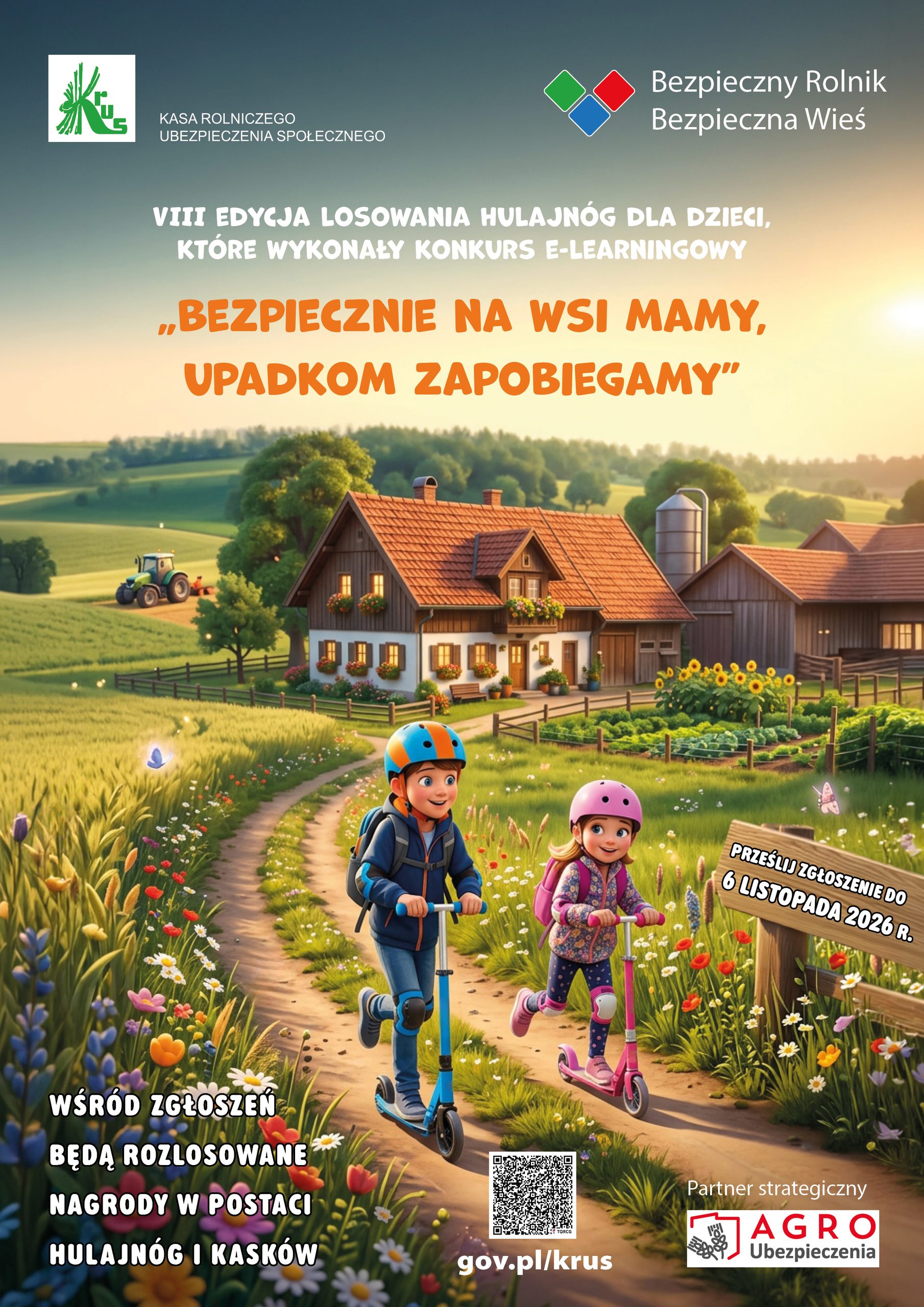 VIII edycja Losowania hulajnóg dla dzieci