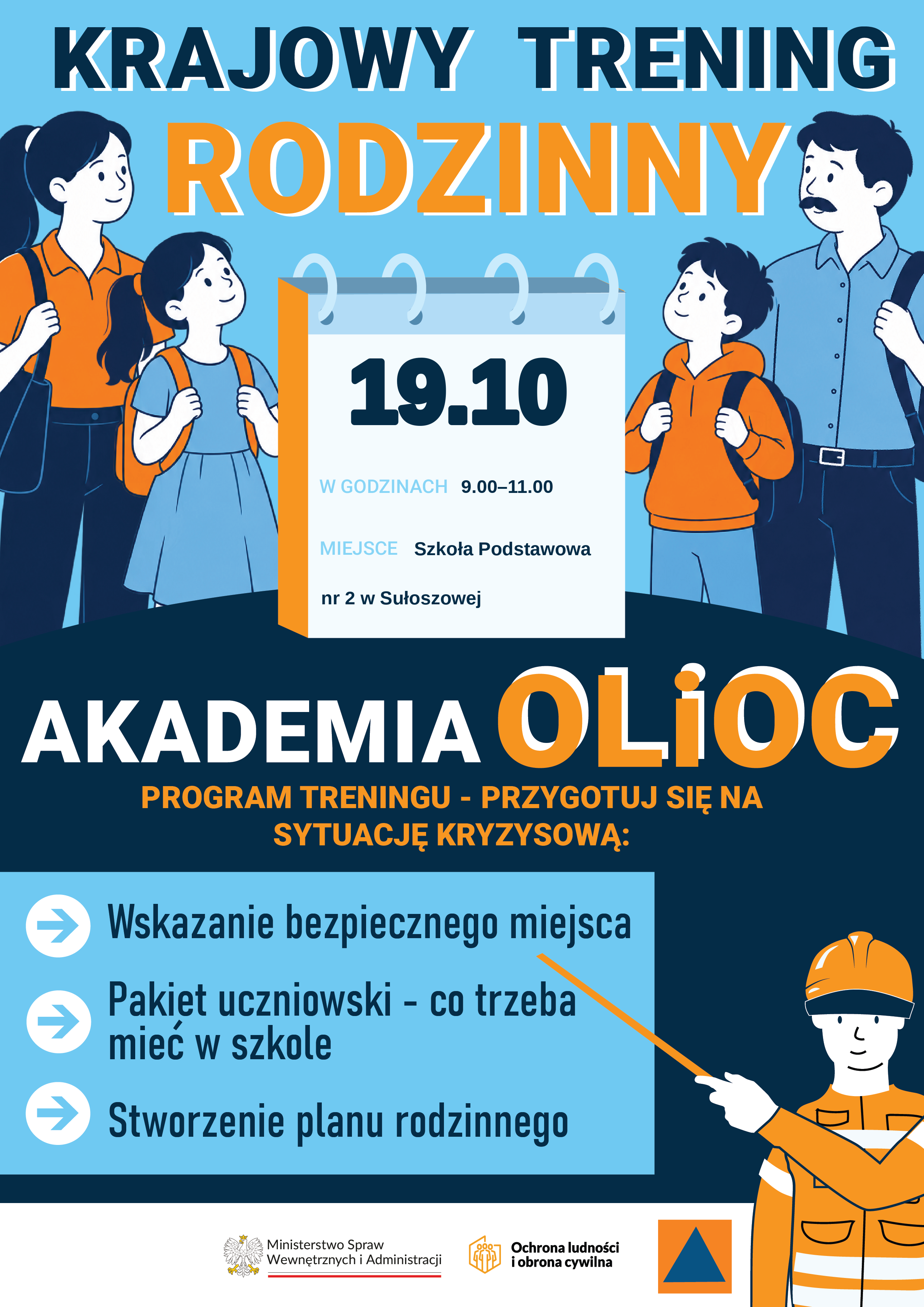 KRAJOWY TRENING RODZINY 19.10 W SUŁOSZOWIE I WIELMOŻY